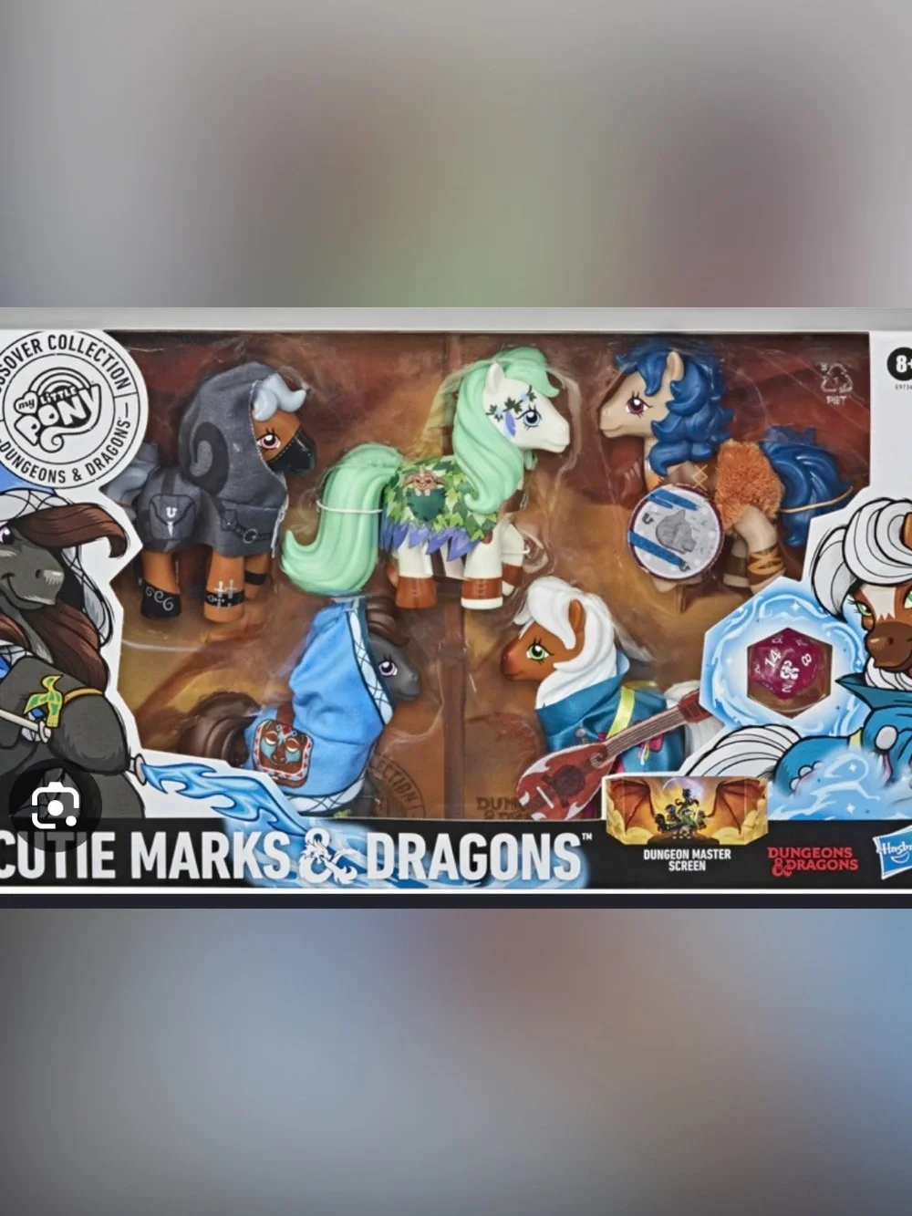 My Little Pony Cutie Marks and Dragons, Dungeons and Dragons crossover. Set of 3
